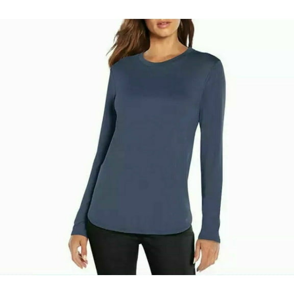 Banana Republic Womens Long Sleeve Crewneck Top Blue Size M