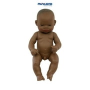 Miniland Educational 31033 Newborn baby doll gar-on d'afro-32cm-12 .62 in.Polybag