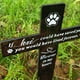 thumbnail image 1 of Placa conmemorativa para perros insertada en acrílico | Foto y nombre personalizables | Recuerdo de homenaje personalizado | Acrílico transparente resistente a la intemperie de alta calidad |, 1 of 5