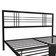 thumbnail image 5 of DHP Bianca Metal Bed in Black in King, 5 of 12