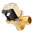 thumbnail image 1 of Válvula solenoide latón DC24V G1 / 2 Válvula eléctrica de entrada de agua de interruptor operada por un piloto normal ANGGREK Otros, 1 of 8