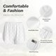 thumbnail image 4 of Balery Travel Around The World Airplane Pantalones cortos deportivos para mujer con forro y dos bolsillos, elásticos, para entrenamiento, gimnasio, yoga-XX-Large, 4 of 7