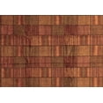 thumbnail image 1 of Ahgly Company Indoor Rectangle Abstract Brown Modern Area Rugs, 2' x 3', 1 of 4