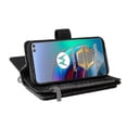 thumbnail image 3 of Motorola Moto Edges G100 Case Wallet Flip Card Holder Pu Leather Magnetic Protective Flip Cover - Black, 3 of 5