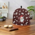 thumbnail image 3 of ZUXONGSY Christmas Santa Claus Tea Cozy for Teapot Dust Cover for Teapot with Hanging Loop Teapot Cozy Cover Insulated Anti-Dust Polyester Canvas Teapot Cover Xmas Decor, 3 of 7