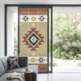thumbnail image 2 of Southwest Geometric Window Privacy Film Bohemian Tribal Style Khaki Decorative Glass Window Film UV Blocking Static Cling Non-Adhesive Sticker Covering for Home Door 35.4x78.7 inches, 2 of 8