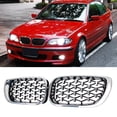 thumbnail image 2 of For BMW 3 Series E46 318i 320i 325i 4 Door 2002-2005 Car Front Kidney Grills Diamond Grille Racing Grill Car ABS Styling Grilles, 2 of 7