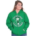 thumbnail image 4 of Betty Boop Saint Paddys Lucky Charm Zip Hoodie Sweatshirt Women Brisco Brands S, 4 of 6