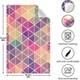 thumbnail image 3 of SKYSONIC 6 Pack Retro Triangle Kitchen Towels Soft Highly Absorbent Dish Towels Reusable Tea Towels Set 28 x 18 Inch, 3 of 7
