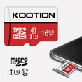 thumbnail image 2 of KOOTION 2Pack 16GB Micro SD Cards High Speed TF Card Class 10 Micro SDHC UHS-I Memory Cards without Adapter, C10, U1, 2 of 9