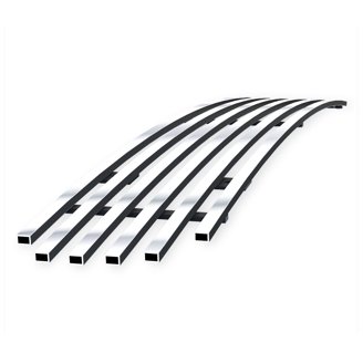 Stainless Steel Black Billet Grille For 2003-2006 GMC Sierra 1500/2500/3500 - Main Upper Replacement