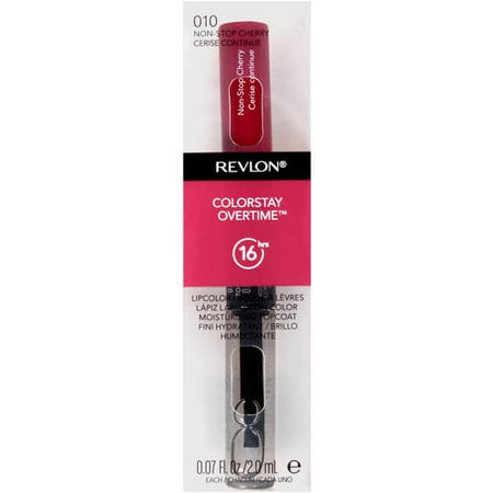 Revlon colorstay overtime lipcolor, non-stop cherry - Walmart.com