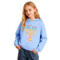 thumbnail image 4 of Tisuna Crewneck Sweatshirt For Girls Boys Child Cartoon Print Long Sleeve Pullover Tops Breathable Leisure Kids Fall Outfits Light Blue Size 5-6 Years, 4 of 4