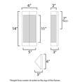 thumbnail image 3 of Maxim Lighting - Triform - 1 Light Outdoor Wall Mount-14 Inches Tall and 6, 3 of 5