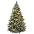 thumbnail image 3 of 7.5 ft. Pre-Lit Artificial Carolina Pine Christmas Tree, Green, Clear Lights, Includes Stand, 3 of 7