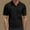 Black, variant on Mens Shirts Short Sleeve V Neck Knit Shirts for Men Casual Old Money Clothes Mens Golf Shirt