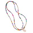 thumbnail image 1 of SIfdSeng Collier Coloré Perlé pour Filles Chaîne de Clavicule Cœur de Papillon Douce et Enfantine, 1 of 3
