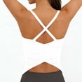 thumbnail image 3 of GigrtiJin Workout Tank Tops for Womens Athletic Backless Tight Tank Tops No Padding Cross Back Straps Running Gym Yoga Tank Tops, 3 of 5