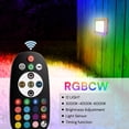 thumbnail image 6 of YANSUN 2-Pack RGBCW Color Changing LED Flood Light with Remote, Dusk to Dawn Sensor, 50W Equivalent, IP66 Waterproof, Black Outdoor Security Lights for Yard, Garden, Patio, 6 of 10