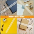thumbnail image 6 of YUYUETIME 5Pcs Plastic Straight Ruler for Drawing and Technical Use with Inch and Centimeter Scales, 6 of 7