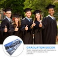 thumbnail image 6 of TINKSKY Graduation Decor Congrats Grad Banner for PartyBackdrop in Multi Color Polyester 70in x 100in, 6 of 8