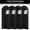 Black, variant on Garment Bags 65'', 4 Pack Black Hanging Dress Bags for Gowns, Coats, Dresses, Uniforms