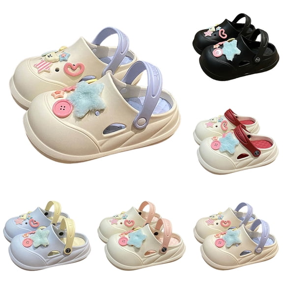Rvusndi Sandals Women Summer Clogs On Garden Shoes Slippers for Women Indoor and Outdoor Home Everyday Wear Footwear