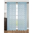 thumbnail image 4 of Kashi Home Lucy Geometric Sheer Rod Pocket Single Curtain Panel, 4 of 4