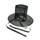 thumbnail image 4 of Sombrero malla negra portátil , accesorio disfraz para Halloween y festivales., 4 of 8