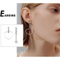 thumbnail image 6 of About 36pcs 3 Sizes Heart Linking Charms Small Heart Open Bezel Pendants Charms Stainless Steel Linking Frames Connectors Metal Hollow Charm for Bracelet Necklace Jewelry Making, 6 of 9