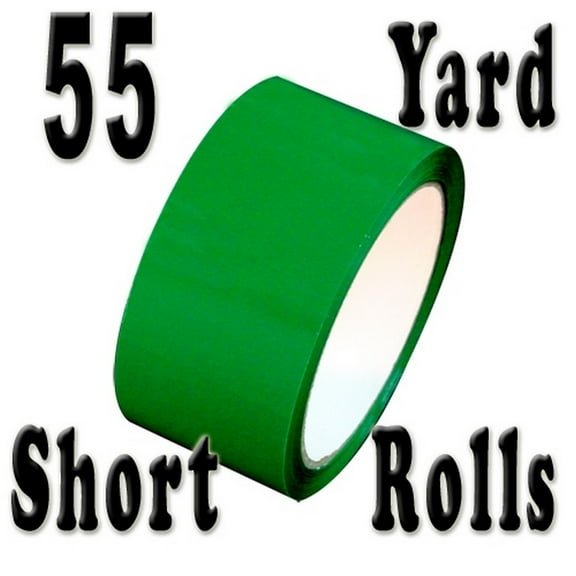 Green Carton Sealing Tape 2 X 55 Yard Roll 2.0 Mil
