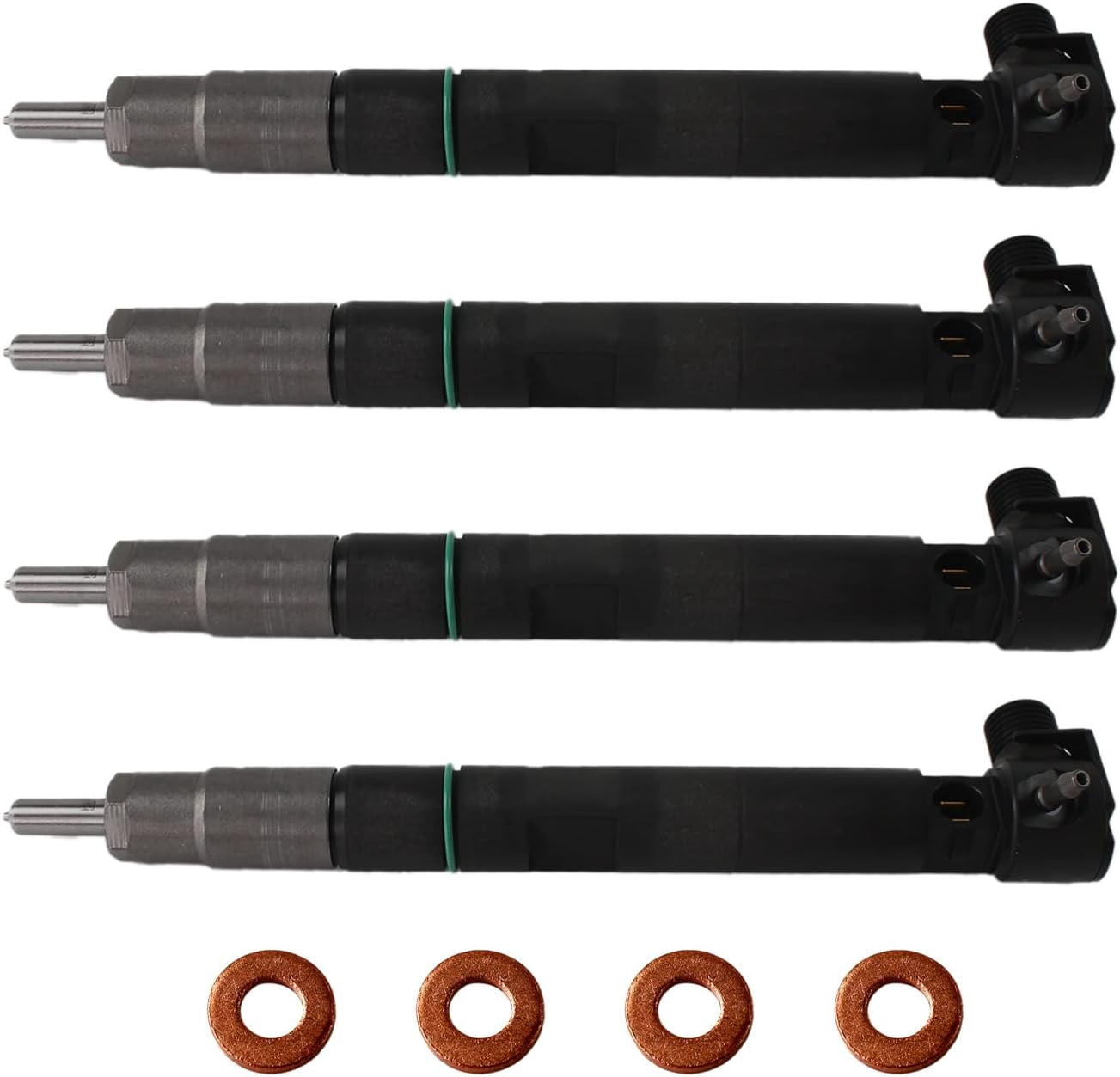POLARPRA 4pcs Fuel Injectors fits for Bobcat D24 Doosan Delphi Replace OE 7275454 28337917 400903-00074D