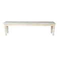thumbnail image 4 of International Concepts Shaker Farmhouse Style Bench, Unfinished, 4 of 5