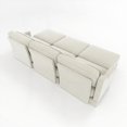 thumbnail image 6 of Modern Three-Seater Sofa with Chenille Fabric, 220cm, High-Quality, 6 of 25