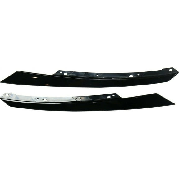 JIJIGUA Set of 2 Grille Trims Grill Driver & Passenger Pair for Honda for Civic EX-T 17-18 & Type R 17-19 & DX/EX-L/LX/Si/Sport 17-20 Left and Right Painted Black HO1213119 71129TEDT01