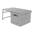 thumbnail image 3 of Almencla Boîte de Camping Extérieure Pliable Bac de Rangement pour Pêche Randonnée Auto VR Gris, 3 of 8