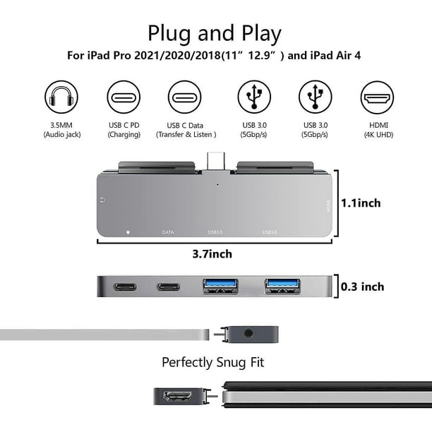 iPad Pro 11 and 12.9 (2018/2020) USB-C Port: Repair Part