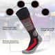 thumbnail image 3 of Calcetines De Esquí 2 Pares, Calcetines De Esquí Deportes Al Aire Libre Calcetines De Montañismo Engrosados Calcetines Térmicos Hasta La Rodilla Invierno Snowboard Calcetines Deportivos Hombres, 3 of 7