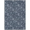 thumbnail image 2 of Addison Rugs Chantille Indoor/Outdoor Transitional Floral Blue Washable Rectangle Rug, 3' x 5', 2 of 6