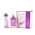 thumbnail image 2 of Mahasin Crystal Violet with Deo - Eau De Parfum Spray (100 ml - 3.4Fl oz) by Lattafa, 2 of 2