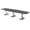 Asian Night w/Silver Base with Electric, variant on 12 Person Hexagon Conference Room Table X Shaped Bases Power And Data