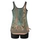 thumbnail image 4 of Traje de baño de dos piezas para mujer, trajes de baño para mujer, traje de baño de dos piezas con espalda de tirantes y estampado conservador para mujer, vestido de baño para mujer, 4 of 5