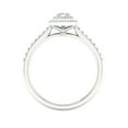 thumbnail image 3 of Imperial 1/2 Ct TDW Marquise Diamond Double Halo Engagement Ring in 10K White Gold (H-I, I2), 3 of 4