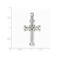 thumbnail image 3 of Designer 14K White Gold Latin Cross Pendant (Length=41) (Width=20) Made In Peru -Jewelry By Sweet Pea Creations, 3 of 3