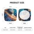 thumbnail image 6 of Lsque Colorful Planet Universe Printed Square Couch Cushion Covers, Floral Sofa Cushion Covers Replacement, Stretch Couch Covers for Couch-16.9in, 6 of 9