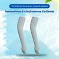 thumbnail image 2 of Naiovety Brazo Sol Protección Ocultar Guardia transpirable Ropa deportiva Deportes al aire libre Mangas de fitness para correr Pesca Ciclismo Ciclismo gris Naiovety OD021038-04, 2 of 6