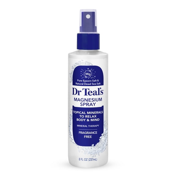 Dr Teal's Fragrance Free Magnesium Spray, 8 fl oz