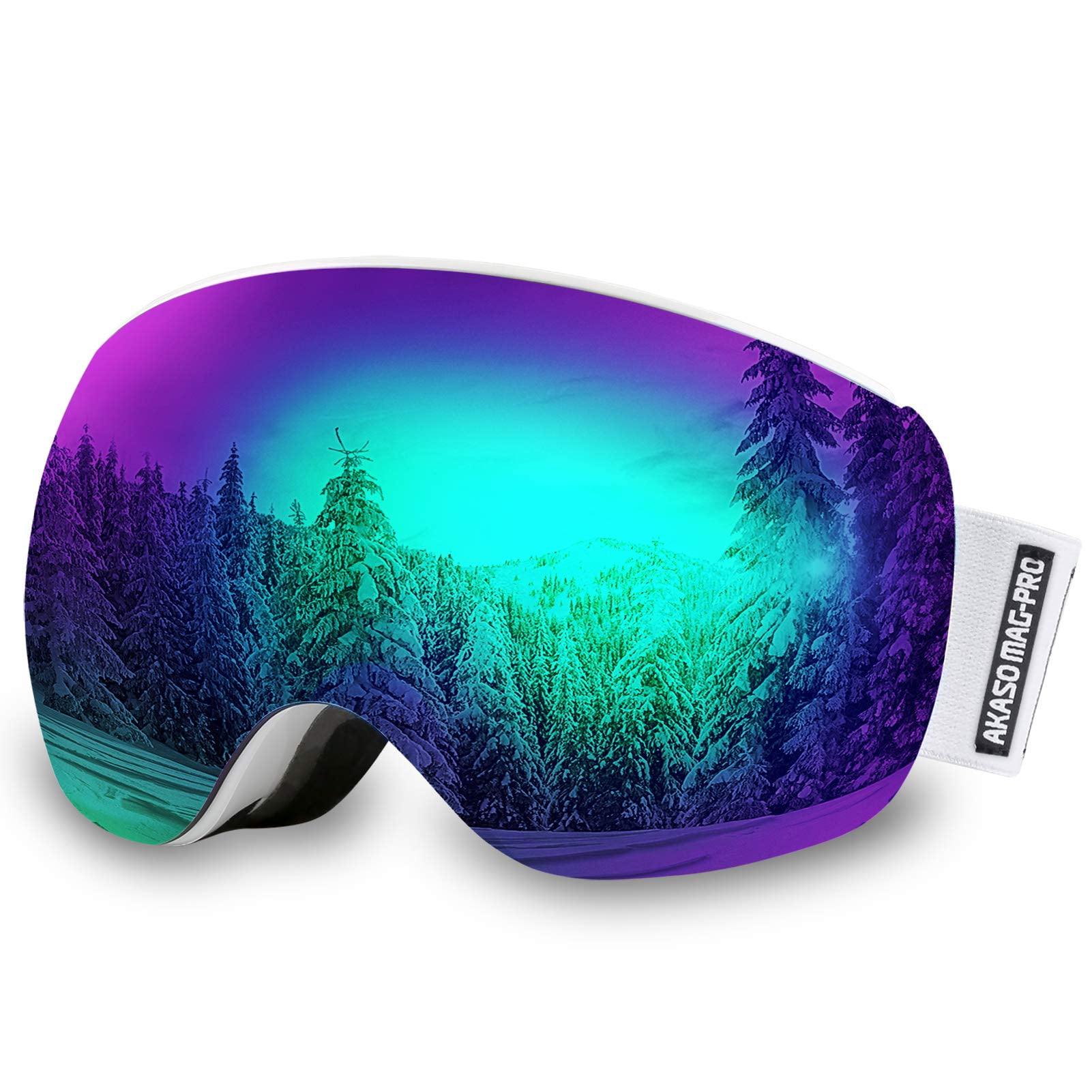 Ski Goggles Frameless Snowboard Professional Ski Goggles Anti Fog UV Protection 