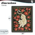 thumbnail image 4 of Stupell Industries Eclectic Ivory Tiger Among Camelias Canvas Art, 30 x 40, by Karolina Sato, 4 of 8