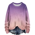 thumbnail image 1 of Besolor Knit Shirts for Women Fall Trendy Gradient Color Long Sleeve Tops Plus Size Crewneck Pullover Blouses, 1 of 5
